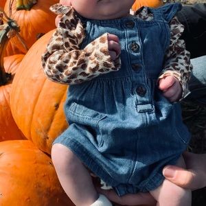 Jean overall bloomers